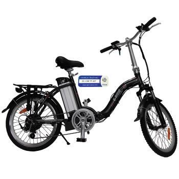 Vélo à assistance électrique pliant 20 Pouces Gris Anthracite Classic