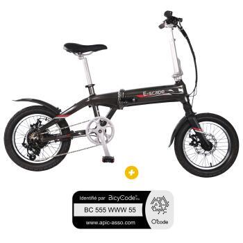 Vélo à assistance électrique pliant Key West 16''