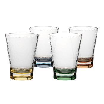 Ensemble de 4 verres à eau Pastel 350ml