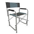 Fauteuil directeur Havana : Coloris : Bleu clair / Gris Soplair
