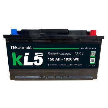 Batterie Lithium compacte : 150 Ah