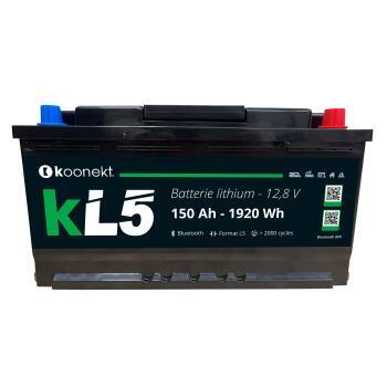 Batterie Lithium compacte : 150 Ah