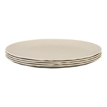 Lot de 4 assiettes plates Club