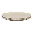 Lot de 4 assiettes plates Club : Beige Koziol