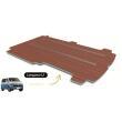 Plancher composite monobloc VW T5/T6 : L1 - 2 rails - Teak & Ebony Mobiframe