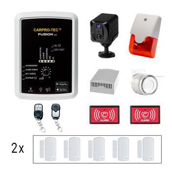 Alarme CarPro-Tec Fusion 4G LTE : Alarme Kit Camper Max