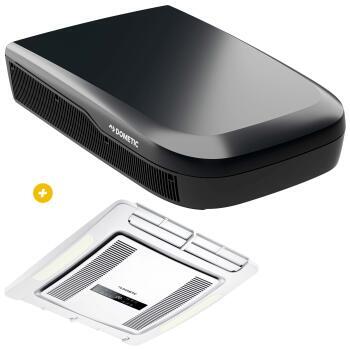 Diffuseur FreshJet FJX ADBD + Climatiseur de toit 3000 W Noir