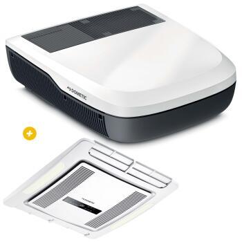 Diffuseur FreshJet FJX ADBD + Climatiseur de toit 2600 W Blanc