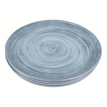 Pack 4 assiettes mélamine Céleste