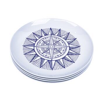 Pack 4 assiettes mélamine Cardinal