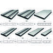 Lame aluminium : double largeur 244 mm longueur 3000mm Schnierle