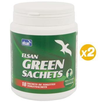 2X18 sachets verts