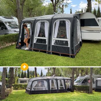 Auvent partiel gonflable Cassandra Air Longueur 260 cm + Extension Cassandra Air Extension gauche