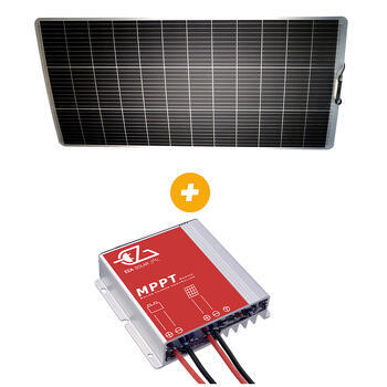PACK panneau solaire Semi-Flex PERC + Régulateur MPPT