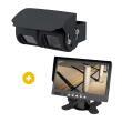 Pack vision arrière : Caméra Noire Double optique + Ecran 7