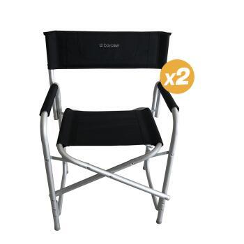 2 Fauteuils Director Bayasun - Black