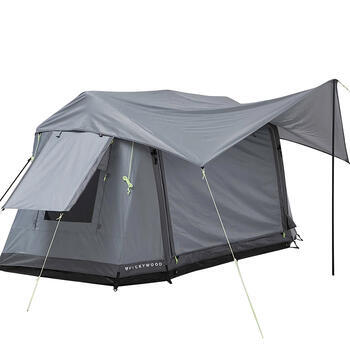 Tente de camping gonflable autoportante 140 grise