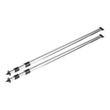 Set de deux poteaux verticaux arrière pour auvent