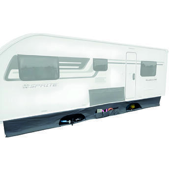 Jupe de rangement pour auvent