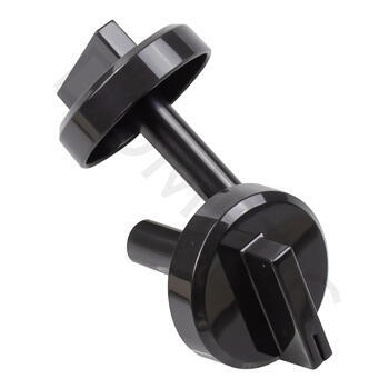 kit bouton tournant noir/gris