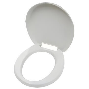 Assise avec couvercle couleur blanc/gris