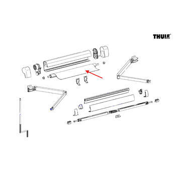 Tissu 2,60 m VW T5 argent gris