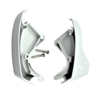 Embouts barre de charge G+D blanc