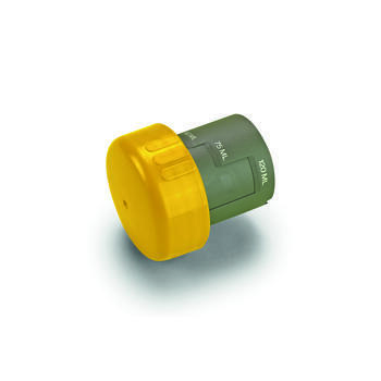 Bouchon de sortie pour réservoir d'eaux usées couleur jaune