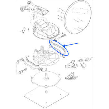 BRAS DROIT LNB FLAT SAT EASY