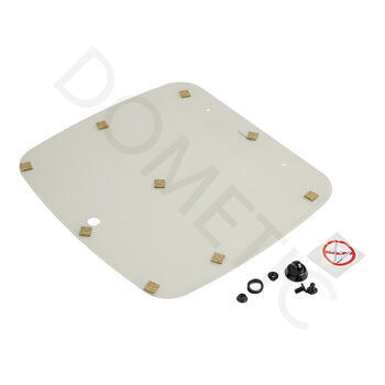 couvercle en verre complet table de cuisson