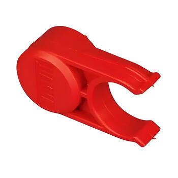 CROCHET ROUGE 30MM PORTE VELO