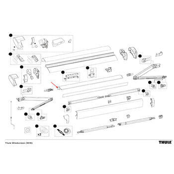 Tube enrouleur D=30 / 6200 3,25 m