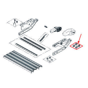 Kit d'amortisseurs pour V10 et V15 (lot de 4)
