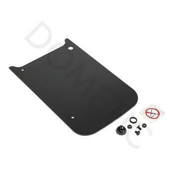 couvercle en verre noir