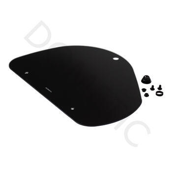 couvercle en verre noir