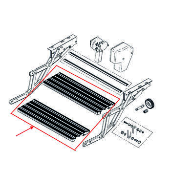 Marche 553mm (lot de 2)