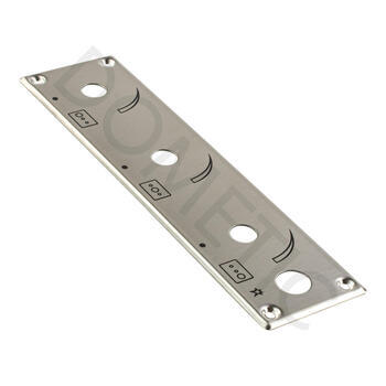 panneau de commande en acier inoxydable