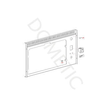 kit bouton de commande panneau avant