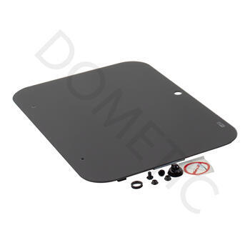 couvercle de verre, noir, protection contre les flammes