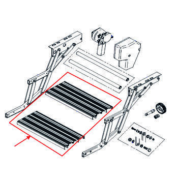 Marche 500mm (lot de 2)