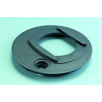 Plaque ronde à gauche