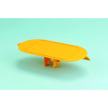 Plaque d'égouttage jaune