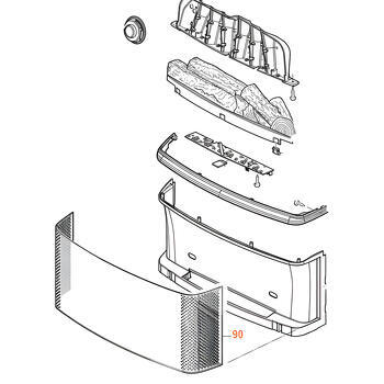 Truma vitre avant pour S-5004