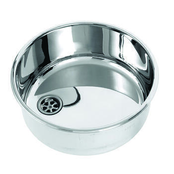 Evier cylindrique en acier inoxydable