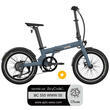 Pack Vélo à assistance électrique pliant OG20 : Coloris bleu ocean + Marquage Bicycode Uto