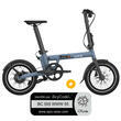 Pack Vélo à assistance électrique pliant PRO16 : Coloris taupe satin + Marquage Bicycode Uto