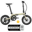 Pack Vélo à assistance électrique pliant OG16 : Coloris sable mat + Marquage Bicycode Uto