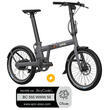 Pack Vélo à assistance électrique pliant PRO20 : Coloris gris anthracite satin + Marquage Bicycode Uto