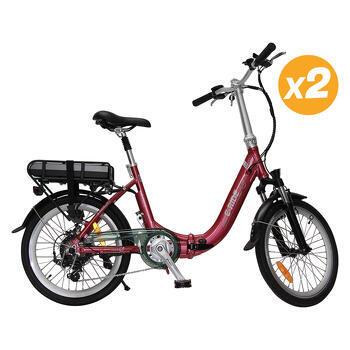 Pack 2 Vélos à assistance électrique pliants 20