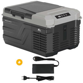 Glacière à compression Blizz-E One 9 litres +  Adaptateur 220V/12V - prise UE
